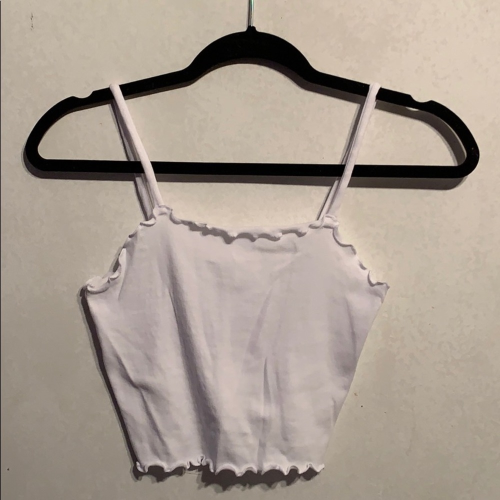 White Lettuce Edge Tank